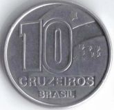 Moeda De 10 Cruzeiros De 1990